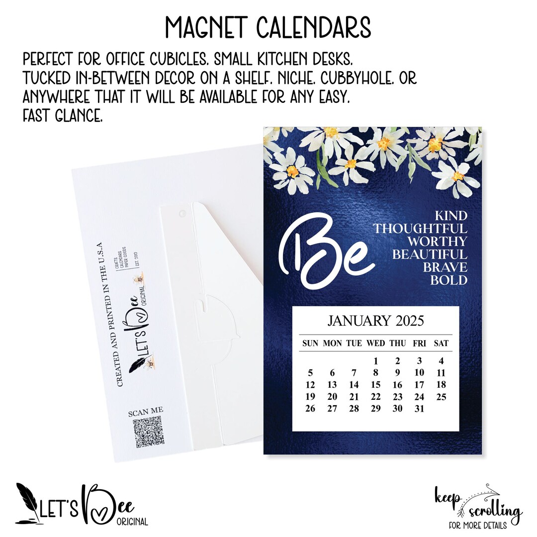 2025 Be Bold Inspiration Calendar, 2025 Inspiration Every Day Calendar, 2025 Be Bold Magnet Calendar, Be Thoughtful Calendar | MakerPlace by Michaels 2025-be-bold-inspiration-calendar-2025-inspiration-every-day-calendar-2025-be-bold-magnet-calendar-be-thoughtful-calendar-makerplace-by-michaels